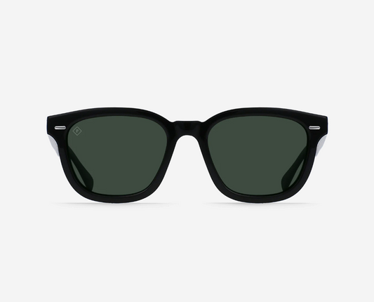 Raen Myles Crystal Black/Green Polarized