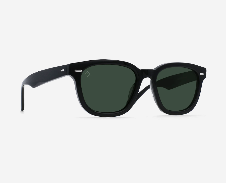 Raen Myles Crystal Black/Green Polarized